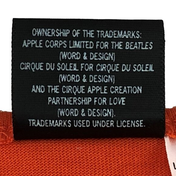 The Beatles Love Cirque Du Soleil Graphic Long Sleeve 100% Cotton Tee Size Small - Picture 8 of 11